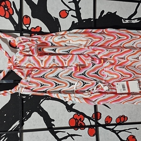 Trina Turk Serafina‎ Crochet Halter Maxi Swirl Dress Size XS New - Picture 11 of 13